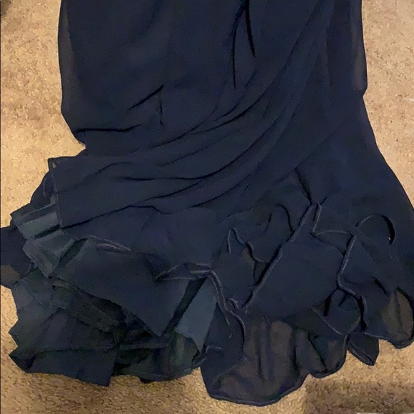 Lulus Navy blue bridesmaids dress with pockets - Picture 7 of 8